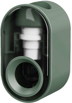 Automatische Tandpasta Dispenser, Stofdicht Tandenborstelhouder, Muur Gemonteerde Tandpasta Knijper, Huishoudelijke Badkamer Accessoires donker groen