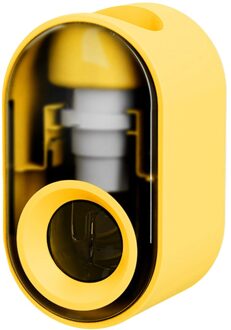 Automatische Tandpasta Dispenser, Stofdicht Tandenborstelhouder, Muur Gemonteerde Tandpasta Knijper, Huishoudelijke Badkamer Accessoires geel