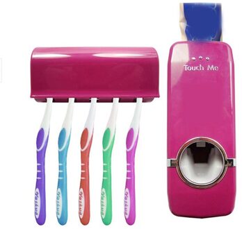 Automatische Tandpasta Dispenser Tandenborstelhouder Badkamer Producten Wall Mount Rack Bad Wc Tandpasta Squeezers 1