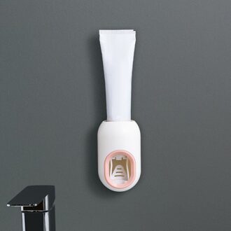 * Automatische Tandpasta Dispenser Tandenborstelhouder Wandmontage Tandpasta Knijper Rolling Tube Squeezer Badkamer Accessoires 01