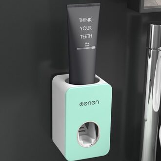Automatische Tandpasta Dispenser Tandenborstelhouder Wandmontage Tandpasta Lui Dispenser Badkamer Accessoires 1