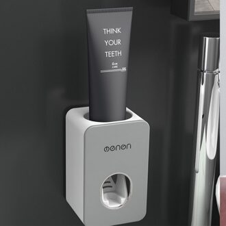 Automatische Tandpasta Dispenser Tandenborstelhouder Wandmontage Tandpasta Lui Dispenser Badkamer Accessoires 2
