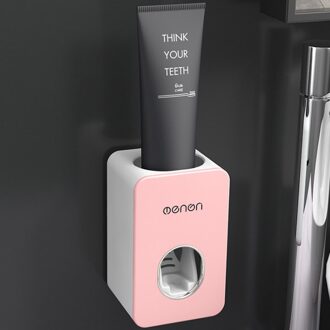 Automatische Tandpasta Dispenser Tandenborstelhouder Wandmontage Tandpasta Lui Dispenser Badkamer Accessoires 3