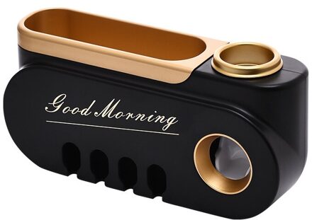 Automatische Tandpasta Dispenser Wall Mount Stofdicht Tandenborstelhouder Wall Mount Opbergrek Badkamer Accessoires Set Knijper