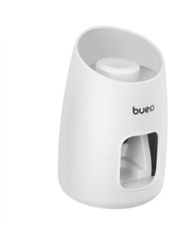 Automatische Tandpasta Dispenser Wall Mount Tandpasta Knijper Tandenborstelhouder Rack Tube Squeezer Badkamer Accessoires Sets A wit