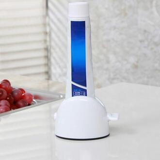 Automatische Tandpasta Squeezers Wandmontage Tandpasta Opslag Rack Organizer Draagbare Tandpasta Dispenser Badkamer Accessoires C wit