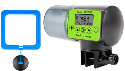 Automatische Vis Feeder Aquarium Feeder Aquarium Auto Voeden Dispenser Met Lcd Geeft Timer Aquarium Voeden Accessoires plein Feeding Ring