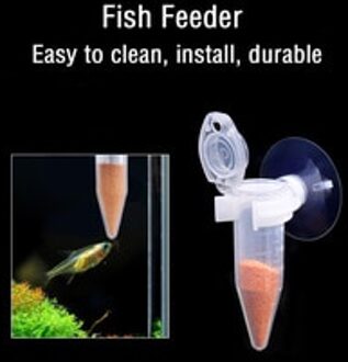 Automatische Vis Feeder Hoge Qulity Tapered Aquarium Worm Feeder Trechter Cup Met Zuignap Aankomst