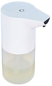 Automatische Vloeibare Hand Zeepdispenser Inductie Schuimende Zeepdispenser Voor Badkamer Keuken Woonkamer, Wit