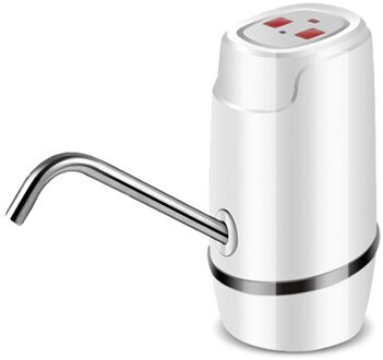 Automatische Water Fles Pomp Dispenser Elektrische Pompen Apparaat Usb Charge Draagbare Water Dispenser Drink Dispenser wit