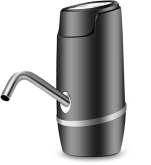 Automatische Water Fles Pomp Dispenser Elektrische Pompen Apparaat Usb Charge Draagbare Water Dispenser Drink Dispenser zwart