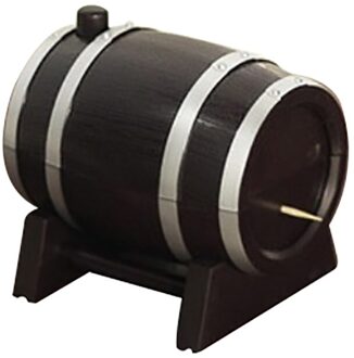 Automatische Wijn Vat Tandenstoker Houder Hand Drukken Tandenstoker Container Box Dispenser Houder Huishoudelijke Organizer Bureau Decors