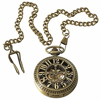 Automatische Zakhorloge Mechanisch Peaky Blinders Vintage Dubbele Jager Goud