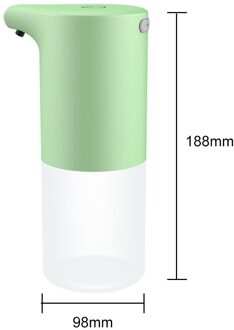 Automatische Zeepdispenser Usb Opladen Infrarood Inductie Sensor Handwasmachine Handdesinfecterend Keuken Badkamer Accessoires groen