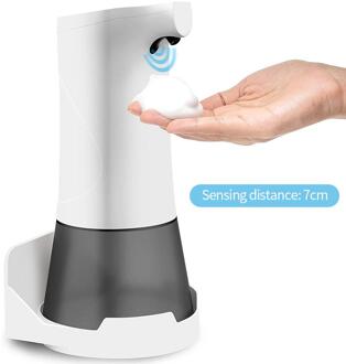 Automatische Zeepdispenser Usb Opladen Infrarood Sensor Handwasmachine Badkamer Touchless Sanitizer Met Muur Gemonteerde Houder