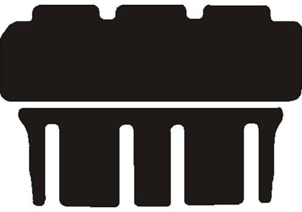 Automatten achterzijde passend voor Kia Carnival 2006 - MSN1360898