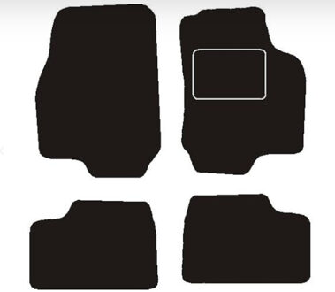 Automatten passend voor Opel Astra g rhd 1998 - 2009 MSN1361444