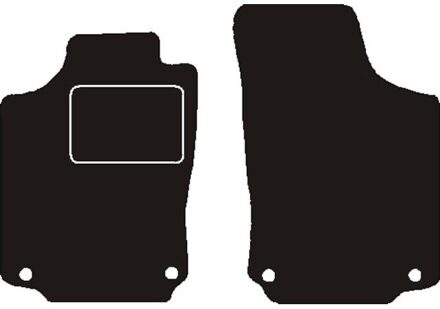 Automatten passend voor Opel Tigra II 2004 - 2009 MSN1364772