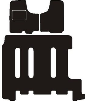 Automatten passend voor Opel Vivaro A 9 persoons 2001- MSN1364763