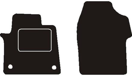 Automatten passend voor Opel Vivaro C 2 stoelen 2019- MSN1361458