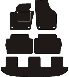 Automatten passend voor Seat Alhambra II 7 persoons 2010- MSN1360855