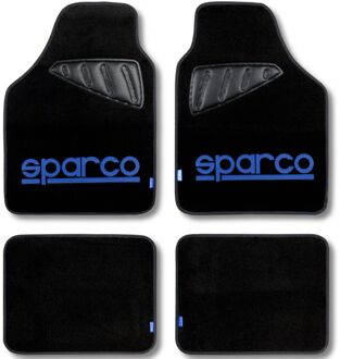 Automatten set Sparco - Stof - Blauw