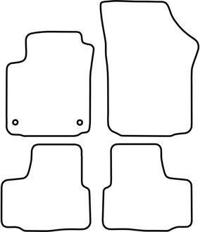 Automatten Skoda Citigo 2012