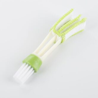 Automobiel Sluiter Cleaner Dubbele Slider Borstel Auto Outlet Vent Cleaning Dashboard Stof Airconditioner Slit Levert TSLM1