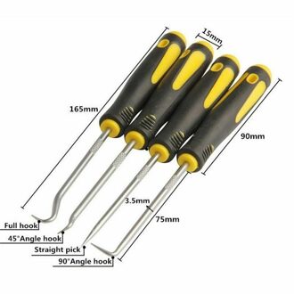 Automotive & Elektronische Handgereedschap Precisie Haken Puller Remover Haak En Pick Set Voor Olie Seal Of O-Ringen removal Tool PACK 3