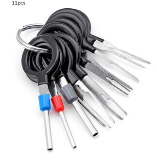 Automotive Kabelboom Plug Terminal Removal Tool 11 Stuk Push Pin Tool Auto Repair Tool Naald Remover
