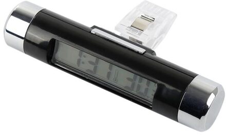 Automotive Klok Kalender Auto Klok Digital Automotive Thermometer 1Pc Clip-On Met Blauw Backlight Lcd 2In1 Air Vent onderdelen