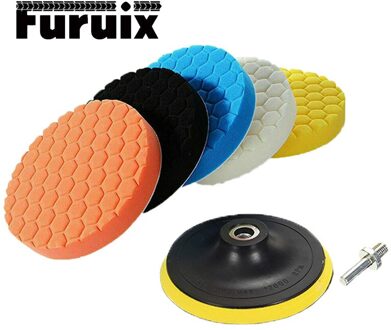 Automotive Schuim Bit Polijsten Pad Set, Dunne Zand Spons Voor Boren Bit Polijsten, Automotive Polijsten, Waxen, schoonmaken Set 3 duim