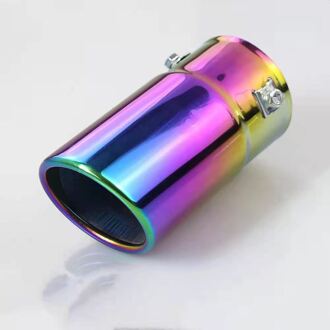 Automotive Uitlaatpijp C6 Omgebouwd Medium Straight 7Cm Diameter Algemene Staart Keel Rvs Uitlaat Accessoires