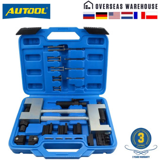 AUTOOL Engine Timing Chain Tools Kit Removal Installer Breaker Assembly Kit for Mercedes Benz Riveting Tool M271 M272 M273