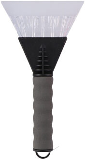 Autoraam ijskrabber met breed vlak van 13 cm grijs