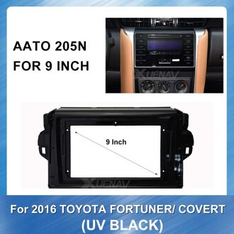 Autoradio Fascia Voor Toyota Fortuner Covert Auto Dvd Frame 9 Inch 2 Din Auto Dvd Gps Speler Voor toyota Frame
