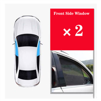 Autoruit Schaduw Voor Mazda CX5 CX-5 Mesh Uv Bescherming Magnetische Window Zonnescherm Auto Gordijn Accessoires 2stk voorkant kant