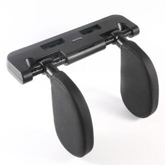 Autostoel Hoofdsteun Auto Nekkussen Slaap Side Nylon Intrekbare Side Hoofdsteun Met Hoge Elastische Voor Kinderen En Volwassenen zwart