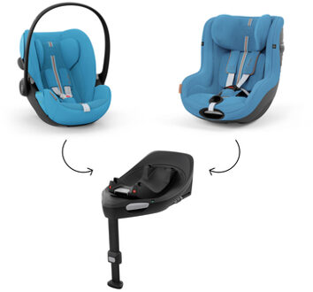 Autostoel Set Reboarder Sirona G incl. Autostoel Cloud G incl. Base G Plus Beach Blue Blauw