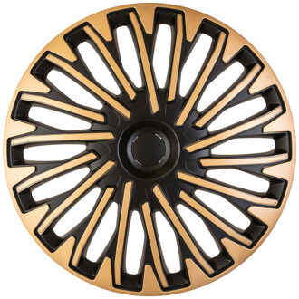 Autostyle 4-Delige Wieldoppenset Soho 13-inch zwart/goud