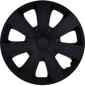 Autostyle 4-Delige Wieldoppenset Tenzo 14-inch zwart Zwart