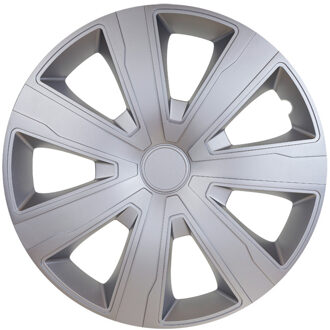 Autostyle 4-Delige Wieldoppenset Tenzo 16-inch zilver