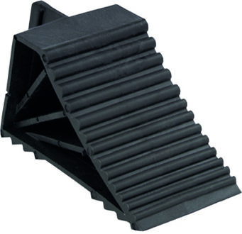 Autostyle Kunststof Wiel-Stopper (Wig/Keil) - Zwart - Per stuk