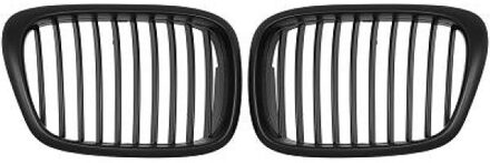 Autostyle Matzwarte Grills passend voor BMW 5-Serie E39 1995-2001