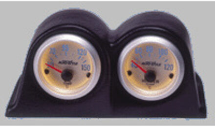 Autostyle Meterhouder Horizontaal 2 gaten zwart