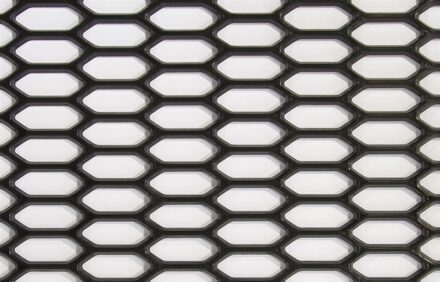 Autostyle Racegaas PP zwart - HEX 30x11mm - 150x30cm