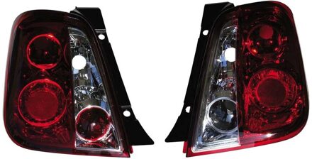 Autostyle Set Achterlichten passend voor Fiat 500 2007- - Rood/Helder