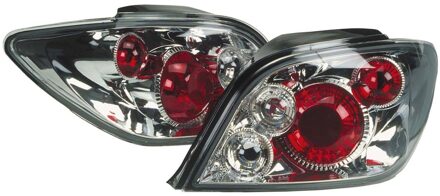 Autostyle Set Achterlichten passend voor Peugeot 307 excl. Break/SW - Chroom