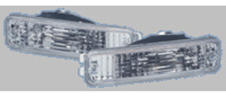 Autostyle Set Frontknipperlichten (bumper) passend voor Honda Civic/CRX 1988-1990 - Helder