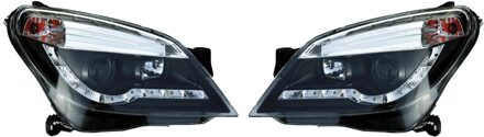 Autostyle Set Koplampen DRL-Look Opel Astra H 2004-2009 - Zwart